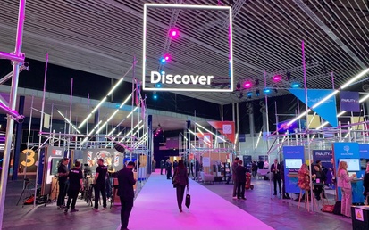 Rewind event carpet at Sibos RAI Amsterdam